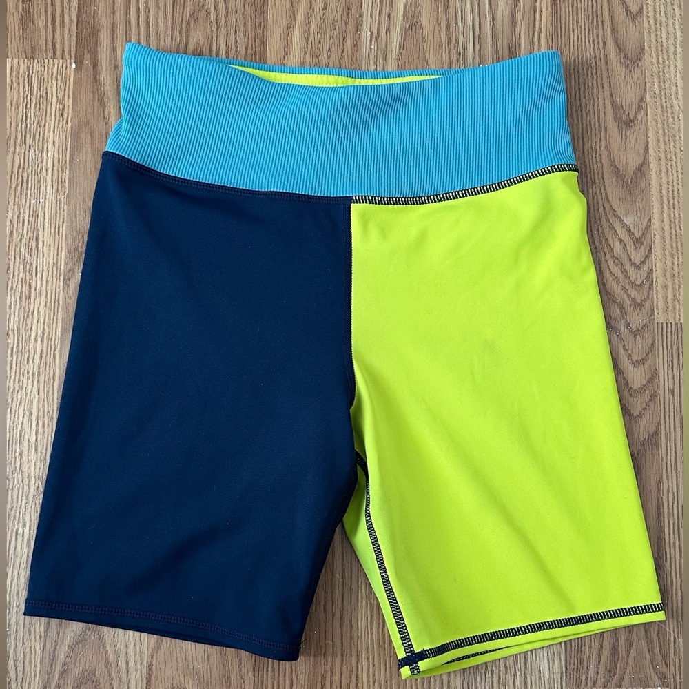 Threads 4 Thought Lime and Teal Active Shorts